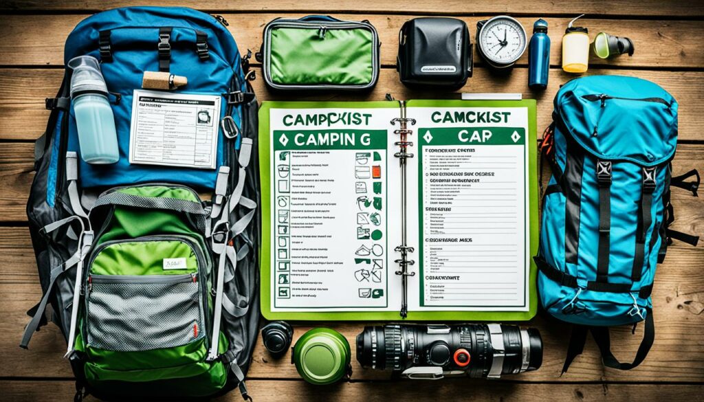 Checkliste für die Campingausrüstung