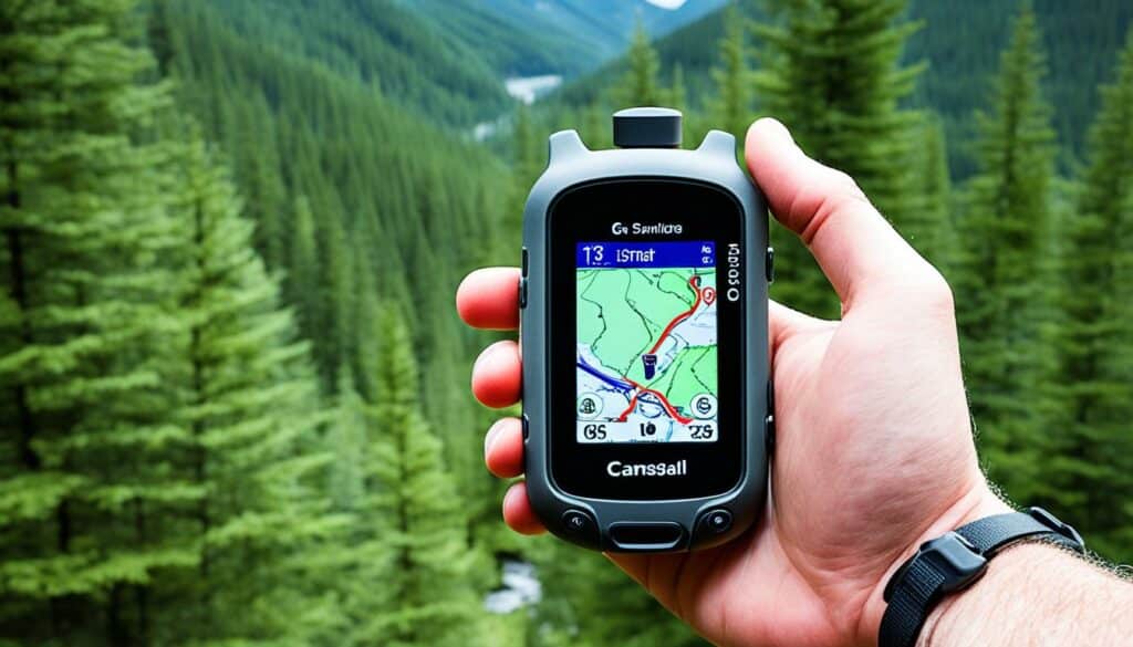 GPS-Gerät für Camping